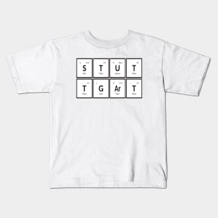 Stuttgart City | Periodic Table Kids T-Shirt